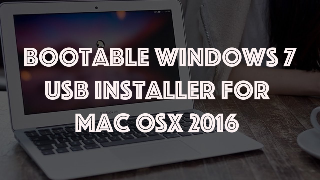 how to build bootable usb for mac